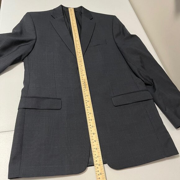 Ralph Lauren Sport Coat Jacket Blazer Mens 40L Blue Twill 100% Wool 2 Button - Picture 9 of 16